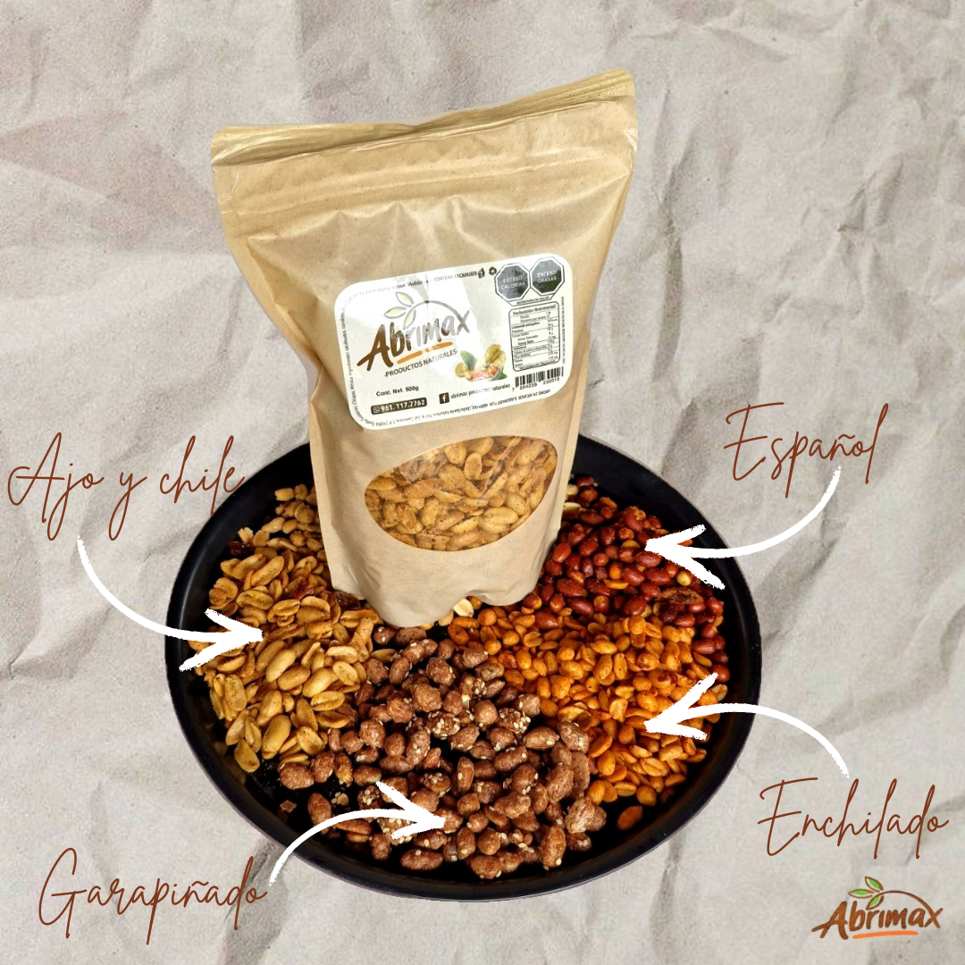 Cacahuate deshidratado botanero 500g.